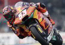 Deniz Öncü fastest this morning during FP2 in France. Photo courtesy Red Bull KTM Ajo Team.