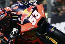 Deniz Öncü fastest this morning during FP2 in France. Photo courtesy Red Bull KTM Ajo Team.