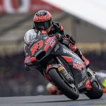 Manuel Gonzalez during Moto2 race at Le Mans, two weeks ago. Photo courtesy Intact GP.