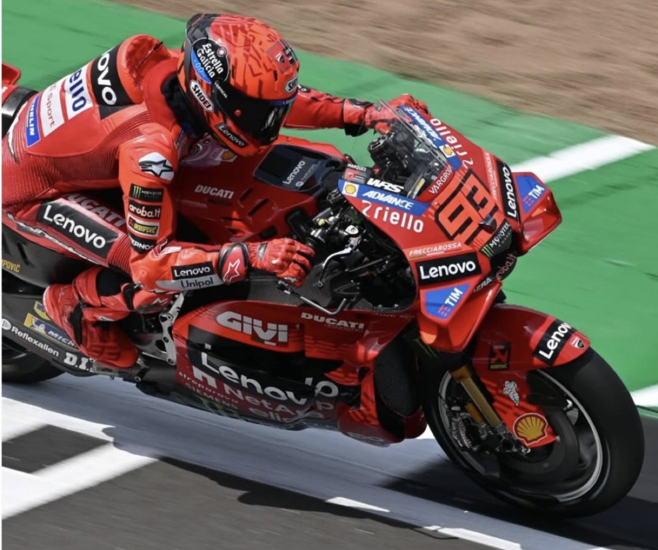 Marc Marquez was fastest this morning during FP1 in England. Photo courtesy Michelin Motorsport.