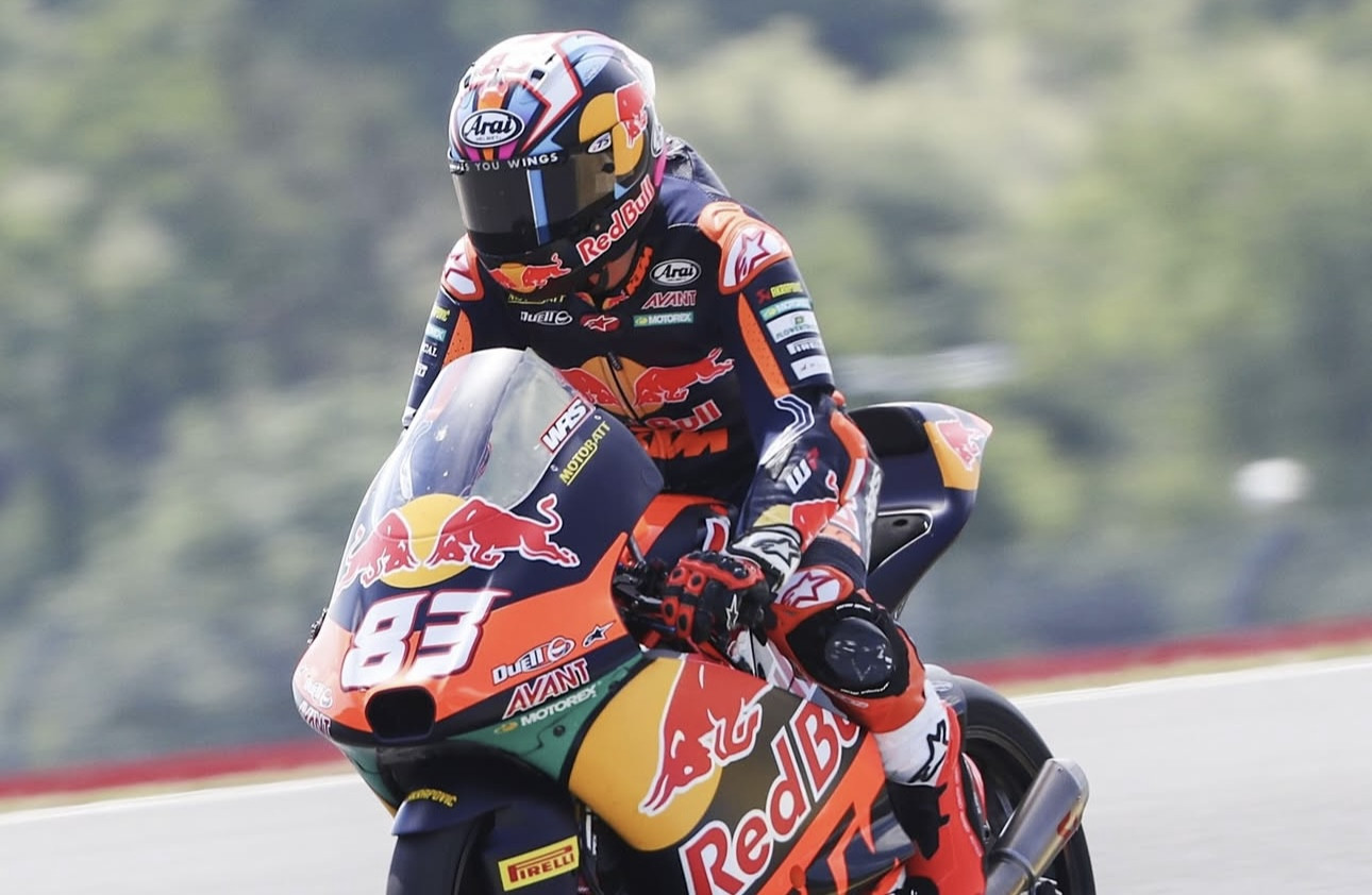 Alvaro Carpe Breaks Record at Silverstone Circuit this Friday afternoon. Photo courtesy KTM Ajo.