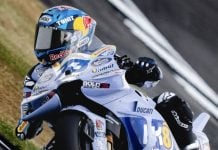 Alex Marquez sets New Lap Record during practice session in England. Photo courtesy Gresini Racing Team.
