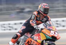 Deniz Oncu was quickest this morning during FP2 in England. Photo courtesy KTM Ajo Team.