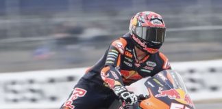 Deniz Oncu was quickest this morning during FP2 in England. Photo courtesy KTM Ajo Team.