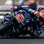 Fabio Quartararo was fastest during FP2 in England. Photo courtesy Yamaha Monster Energy Team.