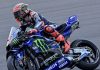 Fabio Quartararo storms to pole position for the British Grand Prix, his third in a row the season.Photo courtesy Yamaha Monster Energy.