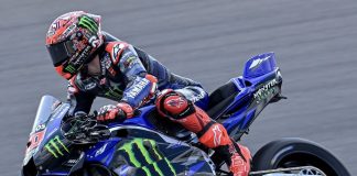Fabio Quartararo storms to pole position for the British Grand Prix, his third in a row the season.Photo courtesy Yamaha Monster Energy.