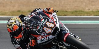 Aron Canet earned pole position at Silverstone Circuit. Photo courtesy Fantic Racing Team.