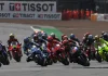 MotoGP race start at Silverstone. Photo courtesy Dorna.