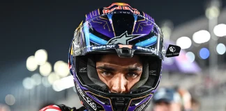Jorge Martin on the Grid of the Qatar Grand Prix last April. Photo courtesy Dorna.