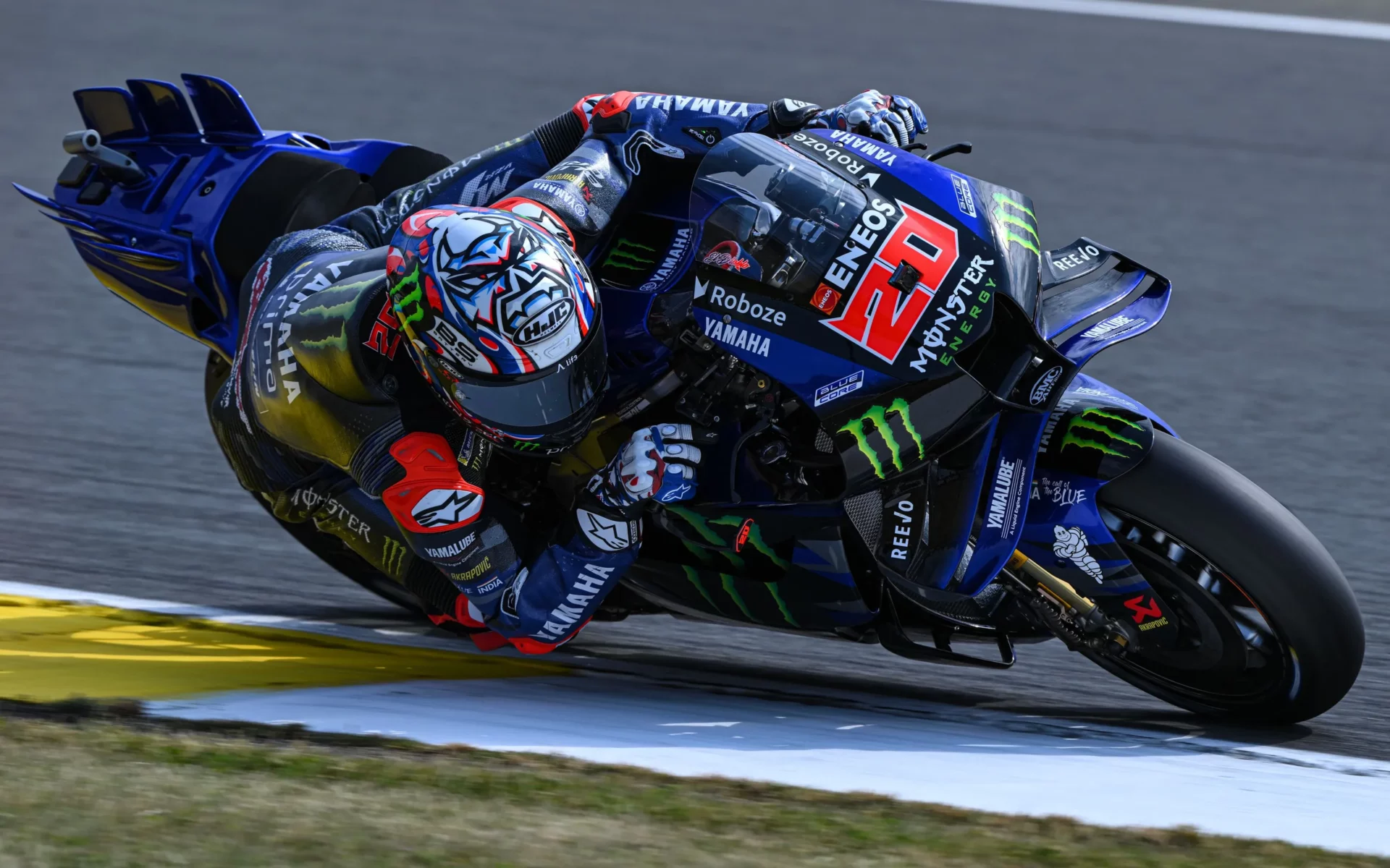 Fabio Quartararo was quickest this morning during MotoGP FP2. Photo courtesy Dorna.