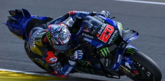 Fabio Quartararo was quickest this morning during MotoGP FP2. Photo courtesy Dorna.