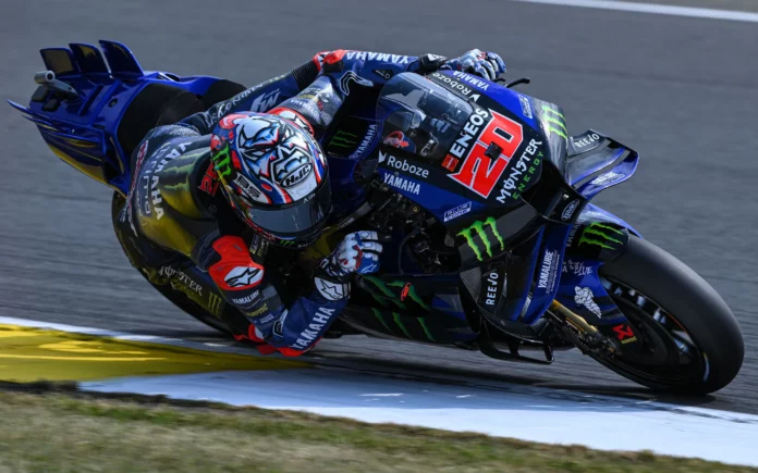 Fabio Quartararo was quickest this morning during MotoGP FP2. Photo courtesy Dorna.