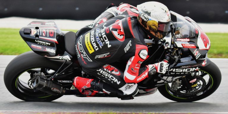 MotoAmerica: VanDenBrouck On Provisional Supersport Pole At Wet Road America