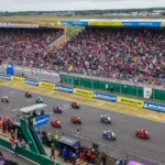 MotoGP Race start at Le Mans, France. Photo courtesy Dorna.
