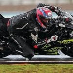 Eli Banish (69) in action at the RFME ESBK event at Valencia. Photo courtesy Tim Banish.