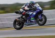 Blake Davis (22) as seen at NJMP in 2024. Photo by BJN