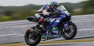 Blake Davis (22) as seen at NJMP in 2024. Photo by BJN