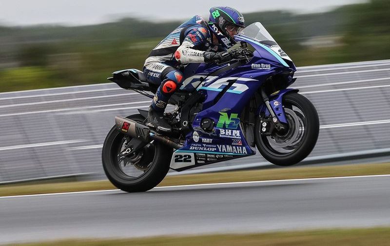 Blake Davis (22) as seen at NJMP in 2024. Photo by BJN