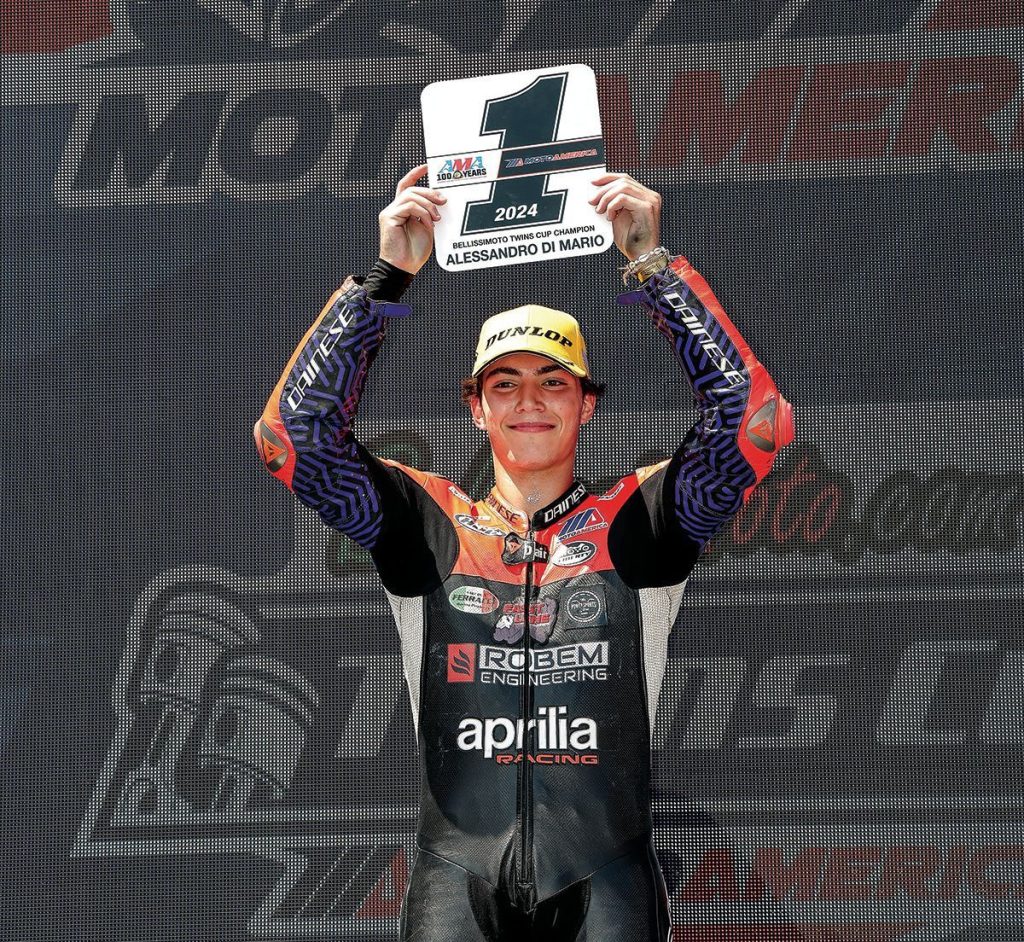 Alessandro Di Mario at COTA in 2024. Photo by BJN.