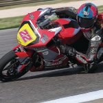 Ella Dreher (22) during the MotoAmerica Talent Cup event at Barber. Photo by BJN.