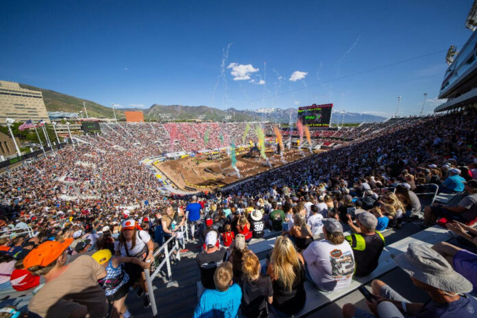 Rice-Eccles Stadium hosted the hottest Supercross of the year with the dramatic finale of the 2025 Monster Energy AMA Supercross season. The Salt Lake City Supercross crowned two championships that came down to the final race.