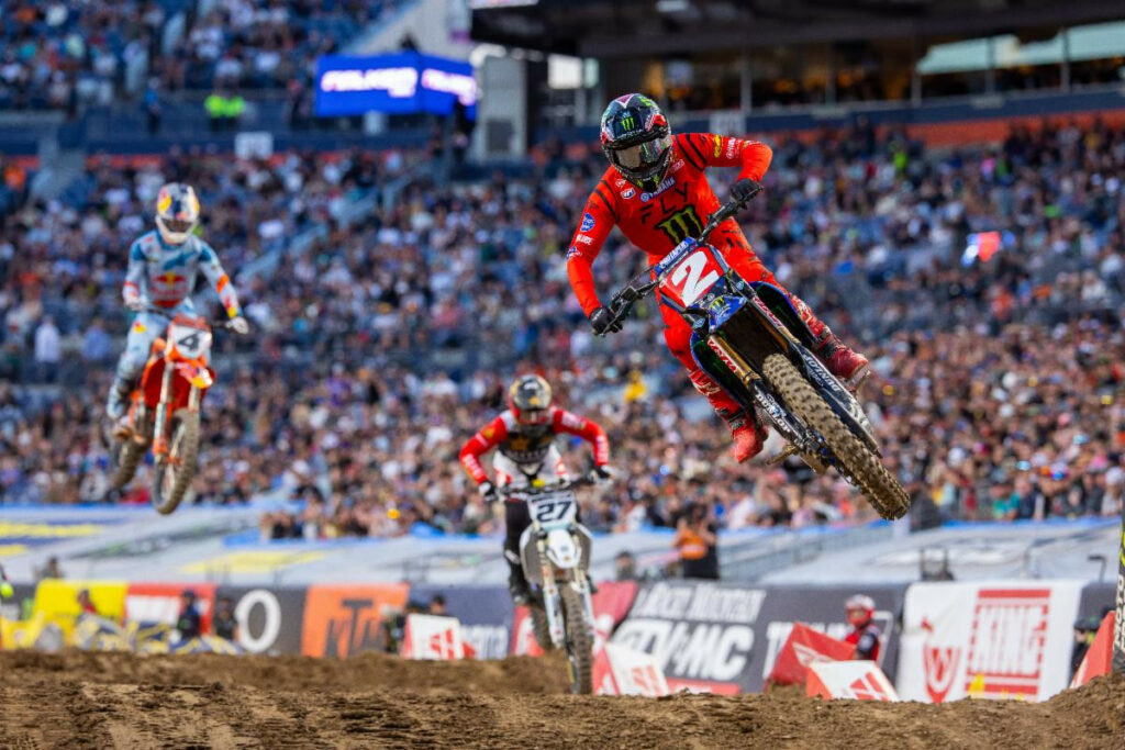 Second place 450SX Class - Cooper Webb (#2 in photo)