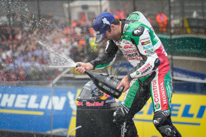 Johann Zarco is the first French rider to win in France since 1954. Photo courtesy Dorna.