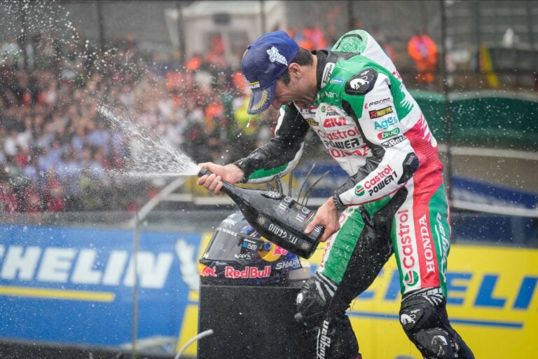 Johann Zarco is the first French rider to win in France since 1954. Photo courtesy Dorna.