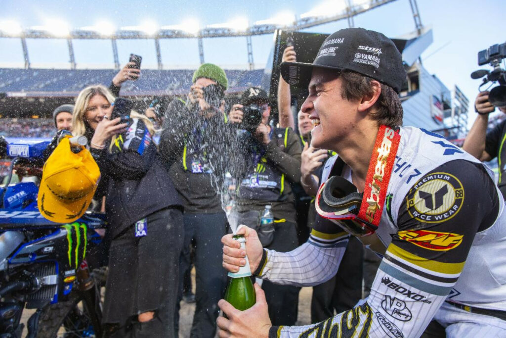 First place 250SX Class - Haiden Deegan.