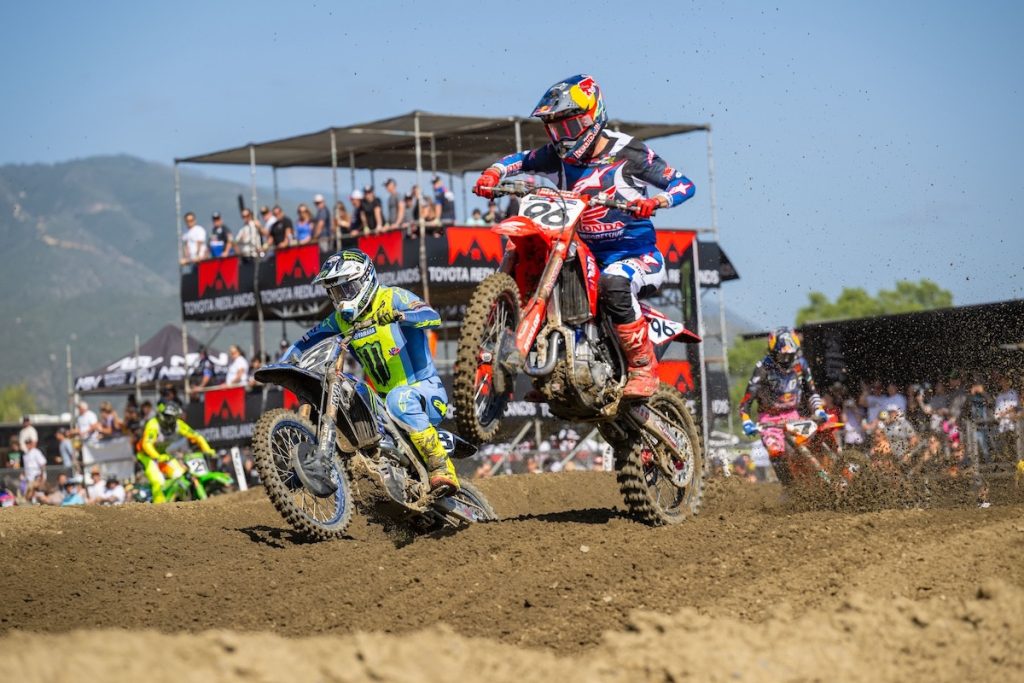 A pair of stellar starts were crucial to a third-place effort for Hunter Lawrence (96).Photo Credit: MX Sports Pro Racing, Inc.