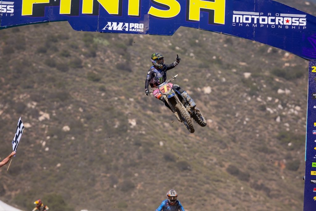 Haiden Deegan scored another 1-1 victory at his home race.Photo Credit: MX Sports Pro Racing, Inc.