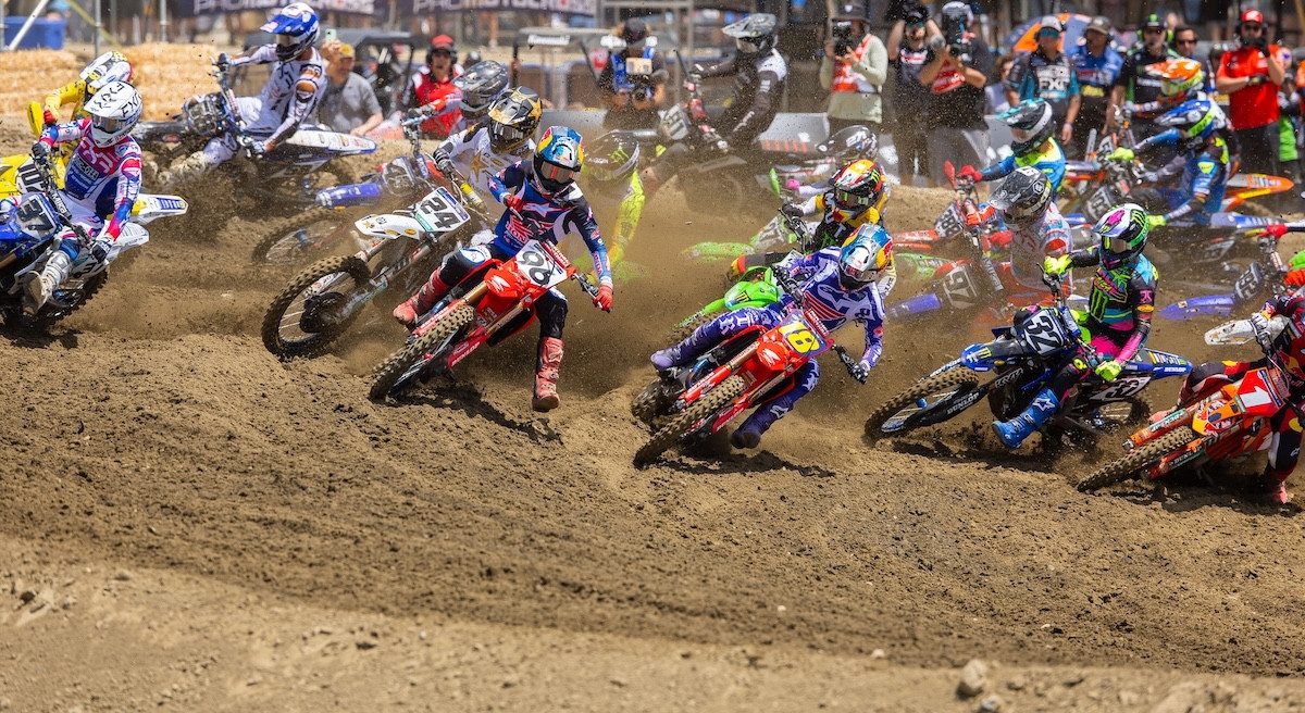 SMX Round 18 - Pro Motocross race at Fox Raceway National.
