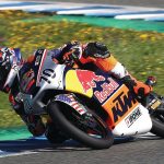 Kristian Daniel Jr. (70) in action at Jerez in 2024. Photo courtesy Red Bull.