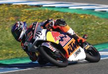 Kristian Daniel Jr. (70) in action at Jerez in 2024. Photo courtesy Red Bull.