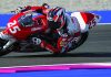 Mahdi Salem (25) in action during the Asia Talent Cup event in Qatar in 2025. Photo courtesy Dorna.