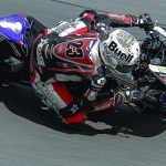 Derek Sanchez (23) in action during the MotoAmerica Talent Cup event at Barber in 2025. Photo by Brian J. Nelson.