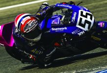 Mikey Lou Sanchez (55) in action in Spain in 2024. Photo courtesy Sanchez Racing.