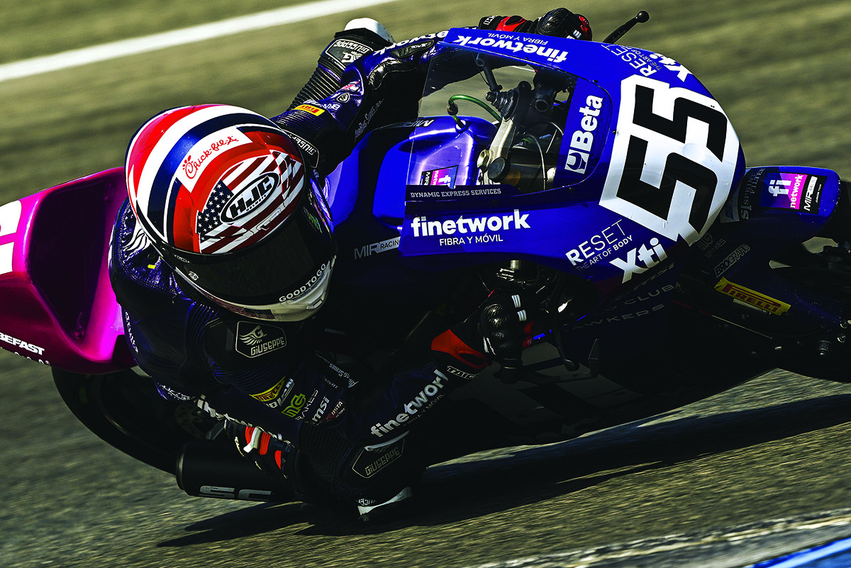 Mikey Lou Sanchez (55) in action in Spain in 2024. Photo courtesy Sanchez Racing.