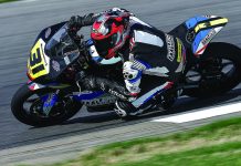 Hank Vossberg (31) in MotoAmerica Talent Cup at Barber in 2025. Photo by Brian J. Nelson.