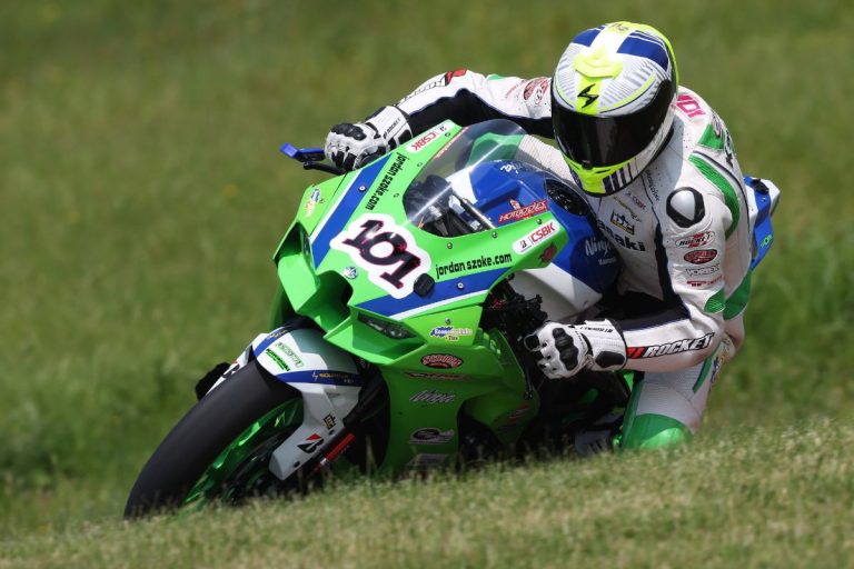 Szoke Racing At Loudon On Economy Lube Bridgestone Ducati
