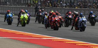 MotoGP Tissot Sprint race at MotorLand Aragon. Photo courtesy Dorna.