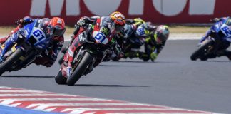 World SuperSport race 1 at Misano, in Italy. Photo courtesy Dorna.