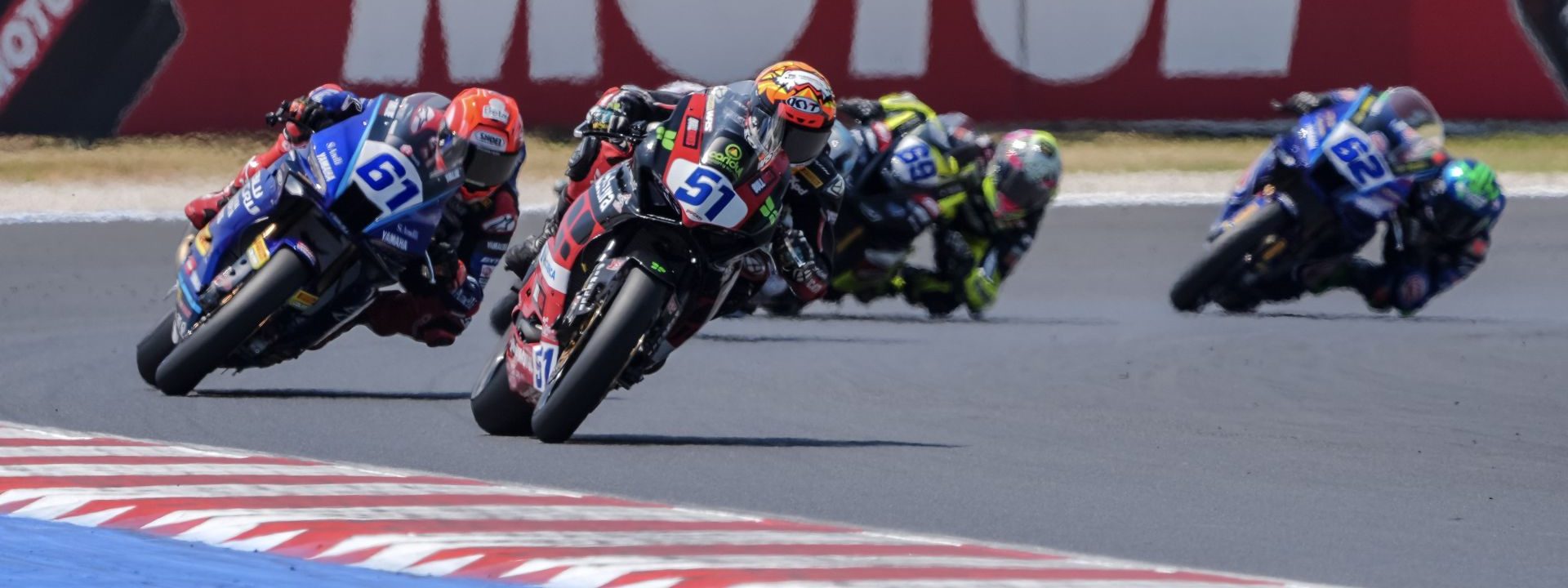 World SuperSport race 1 at Misano, in Italy. Photo courtesy Dorna.
