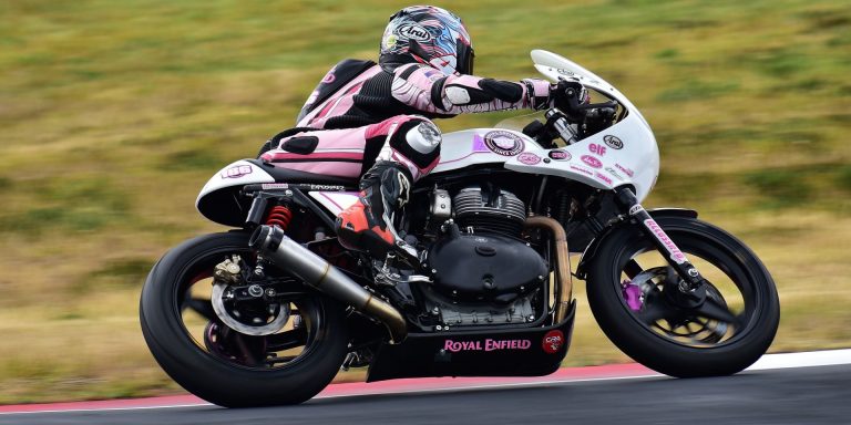 MotoAmerica: Cain On Royal Enfield Build. Train. Race. Provisional Pole At Ridge