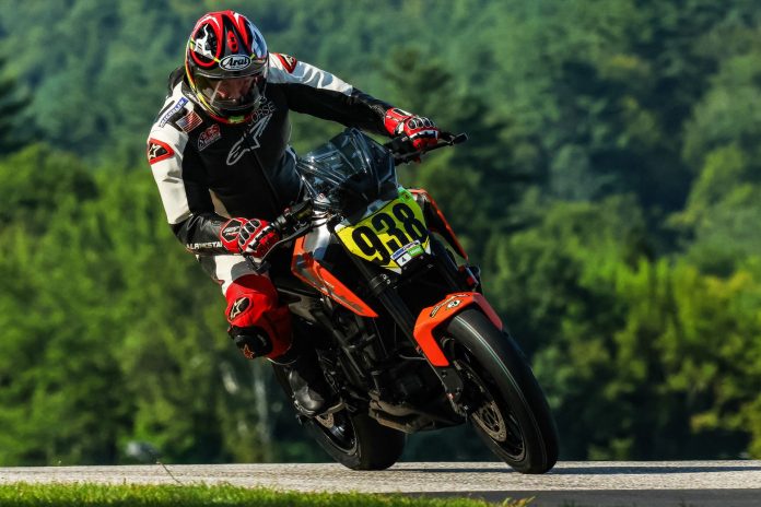 Mike Wankum in action at the racetrack. Photo courtesy Sam Draiss.