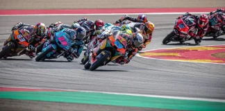 Moto3 race at MotorLand Aragón. Photo courtesy Dorna.