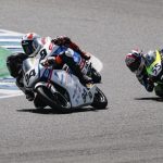 Mikey Lou Sanchez (55) during the race at Jerez. Photo courtesy JuniroGP.
