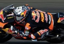 Jose Antonio Rueda was fastest this morning in Spain. Photo courtesy RedBull KTM.