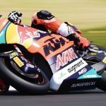 Deniz Oncu riding his Red Bull KTM Ajo Kalex at Silverstone two weeks ago. Photo courtesy Red Bull KTM Ajo Team.